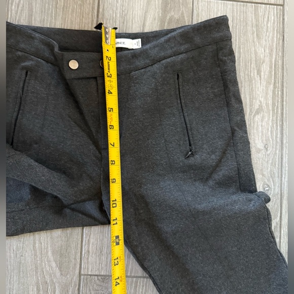 Vince.|Charcoal gray business casual skinny stretchy  pull on moto pants••size 6 - Picture 12 of 14